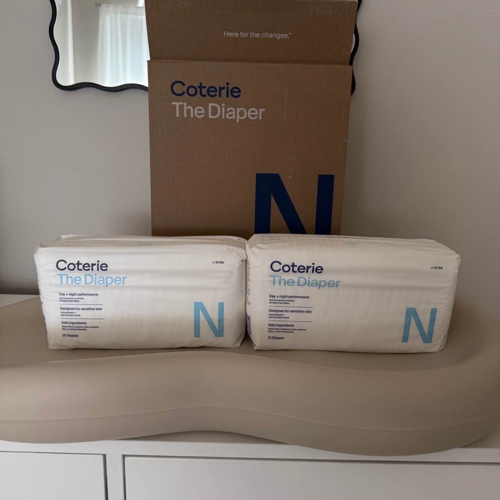 Coterie Diapers for Newborns